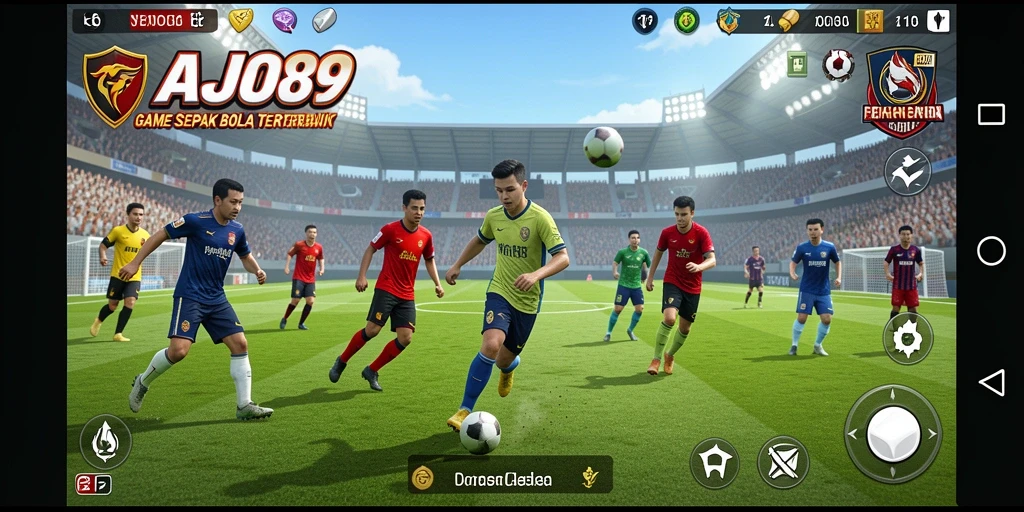 Tampilan gameplay AJO89 yang seru dan interaktif dalam sepak bola.
