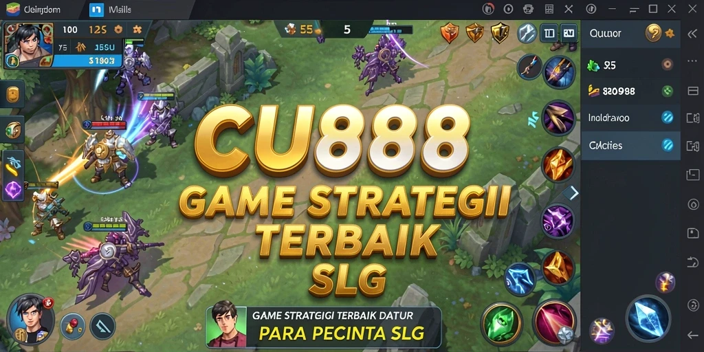 Tampilan gameplay CU888 yang menakjubkan dan penuh strategi.