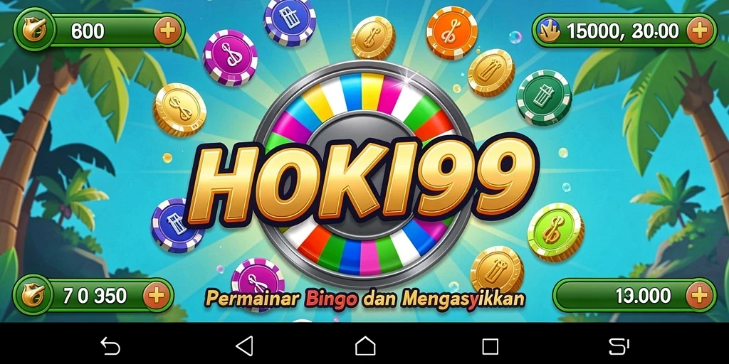 Tampilan screenshot gameplay HOKI99 yang menampilkan suasana Bingo yang seru.