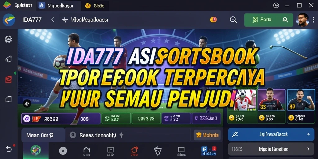Tampilan gameplay IDA777 yang menarik dan interaktif dalam taruhan olahraga.