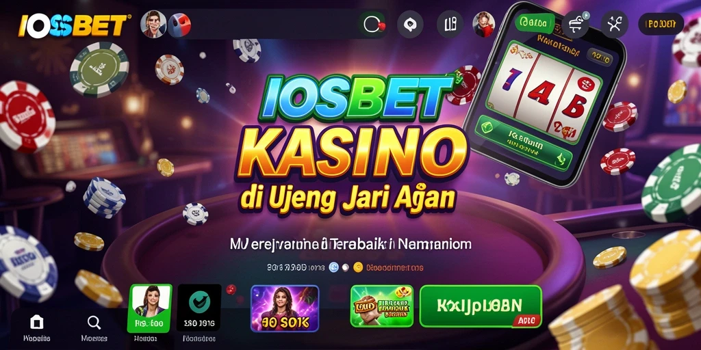 Screenshot gameplay IOSBET menampilkan suasana Kasino yang mendebarkan.