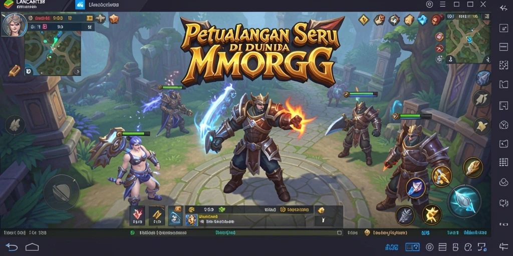 Tampilan gameplay seru dari LANCAR138 di dunia MMORPG.
