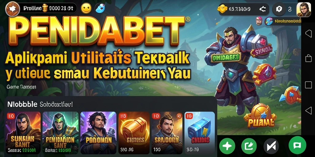 Tampilan antarmuka PENIDABET yang bersih dan mudah digunakan.
