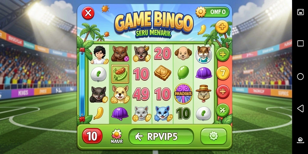 Tampilan gameplay RPVIP5 yang mendebarkan dan interaktif.