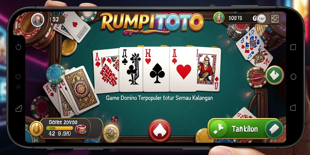 Tampilan menarik dari gameplay RUMPITOTO yang seru dan menantang.
