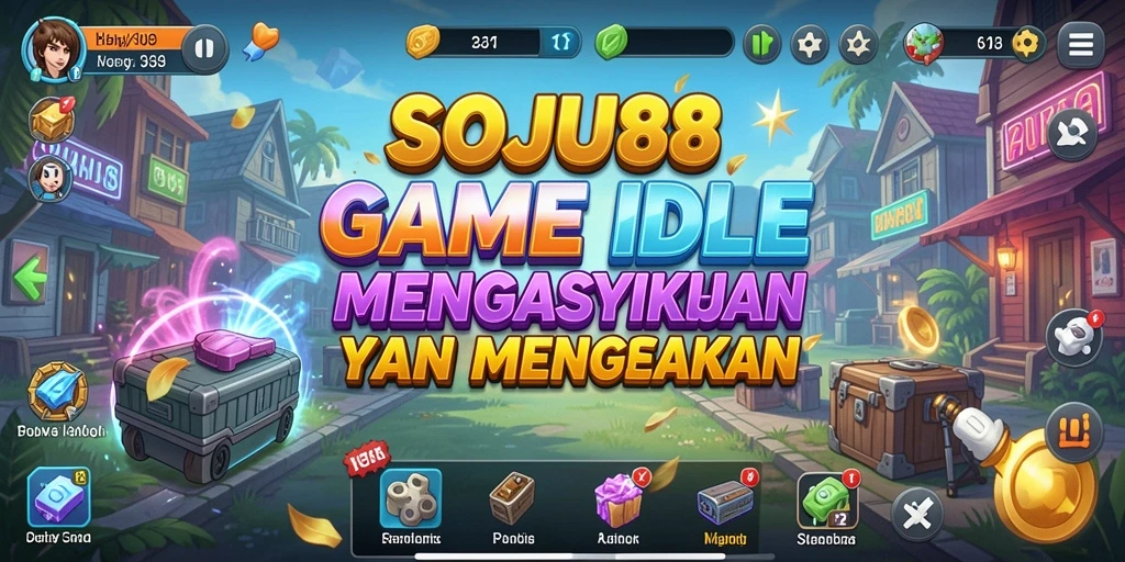 Screenshot utama SOJU88 menampilkan gameplay yang santai dan menyenangkan.